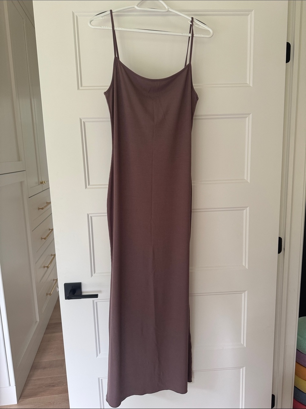 Long mauve dress